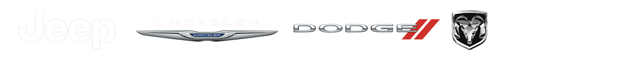 Jeep Chrysler Dodge and Ram Logos